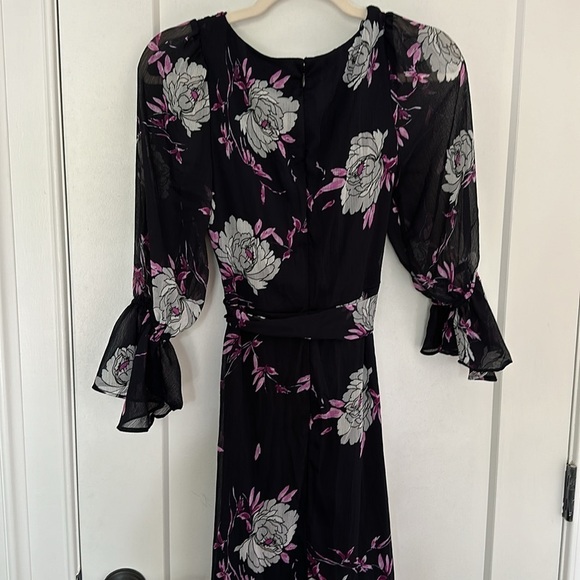 NWT DKNY Navy and Purple Floral Dress! - Picture 6 of 7